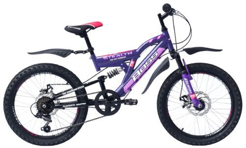 Purple bike components